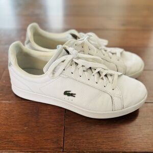 Lacoste White Leather Sneakers - US 9.5/42.5 EUR